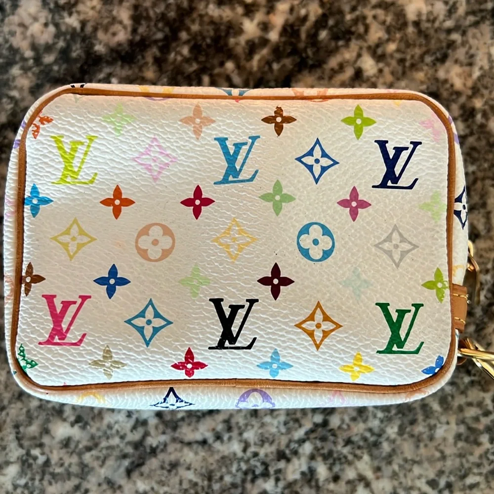 Louis Vuitton x Takashi Monogram Multicolor Wapity Pouch Wristlet